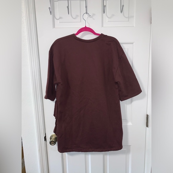 ZARA Oversize Dress with Ruffles and Sleeves Size Small - Picture 5 of 5